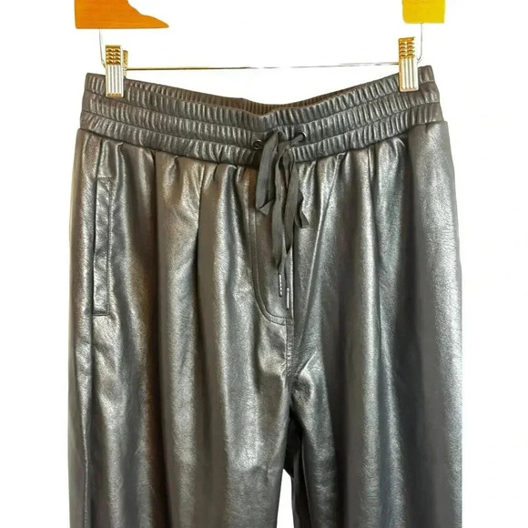 n:Philanthropy Revolve Faux Vegan Leather Joggers Women’s S NWT - Picture 5 of 14